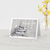 マブルク・アラビア・イスラム教マブルック祝賀カード カード (黄色い花)