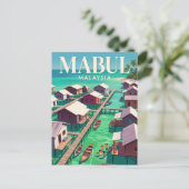 マブル島 マレーシア ポストカード (スタンド正面)