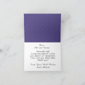 マブロックイスラームおめでとう結婚の言葉 カード (内部)