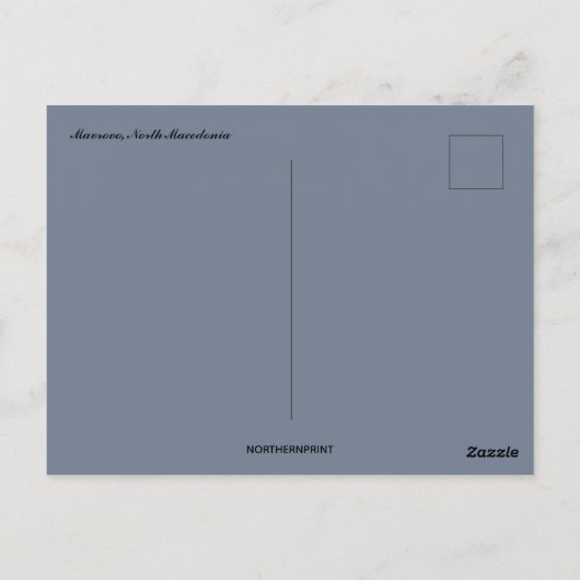 マブロヴォ北マケドニアの見解 ポストカード (裏面)