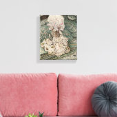 マブ帽のレディーマウス(Beatrix Potter) キャンバスプリント (インサイチュ (リビング))