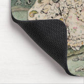 マブ帽のレディーマウス(Beatrix Potter) マウスパッド (コーナー)