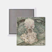 マブ帽のレディーマウス(Beatrix Potter) マグネット (正面/裏面)