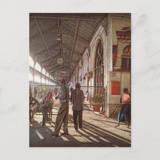 マプト鉄道駅 ポストカード (正面)