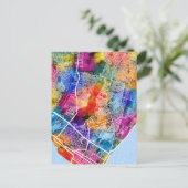 マプト・モザンビーク市地図 ポストカード (スタンド正面)