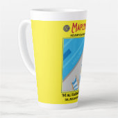 マプリンズヴィンテージブリティッシュホリデーキャンプス カフェラテマグ (左アングル)