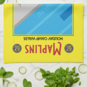 マプリンズヴィンテージブリティッシュホリデーキャンプス キッチンタオル (折り畳み)