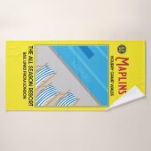 マプリンズヴィンテージブリティッシュホリデーキャンプス バスタオル (バスタオル)