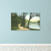 マプルウッドパークインディアントレイル キャンバスプリント (インサイチュ (ウッドフロア))