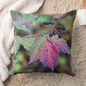 マプレレアフヴィバーナム紅葉とベリー クッション (ブランケット)