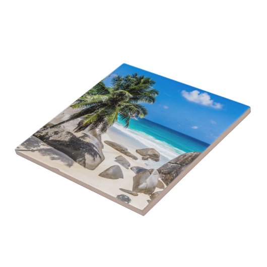 マヘセーシェルカラナビーチギフトポスター タイル (側面)