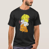 マベリケ国旗のジェンダープライドLgbtq Chameleon Tシャツ (正面)
