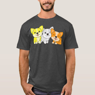 マベリケ国旗のプライドLgbtq Dogs Maverique Corgi808 Tシャツ