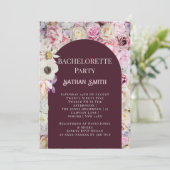 マホエレガントガニーフローラアーチサマーバチェロレッテ 招待状 (スタンド正面)