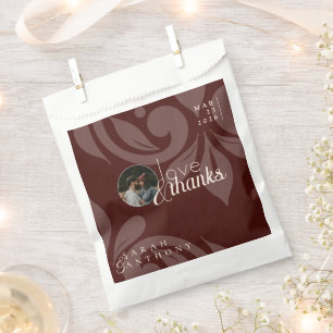 マホガエレガントニークラシックダマスクフォト結婚ズ フェイバーバッグ