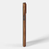 マホガニフェイクウドカスタマイズグレイン Case-Mate iPhoneケース (裏面 / 右)