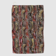 マホガニーと暗赤色に彫られた抽象芸術