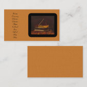 マホガニーのメロディーのカスタマイズ可能な名刺 名刺 (正面/裏面)
