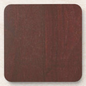 マホガニーの木製の終わりの買物のブランクBlancheは文字を加えます コースター (正面)