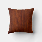 マホガニーの〔占星術の〕十二宮図記号 クッション (裏面)