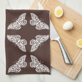 マホガニーアーツアンドクラフツチョウ キッチンタオル (四つ折り)
