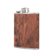 マホガニーウッドプリント フラスク (左)
