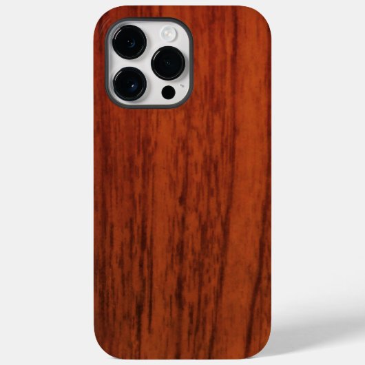 マホガニーウッドプリント Case-Mate iPhoneケース (裏面)