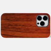 マホガニーウッドプリント Case-Mate iPhoneケース (裏面 (横))