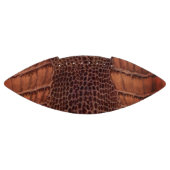 マホガニークラシックアリゲーターフェイク爬虫類レザー アメリカンフットボール (パネル)