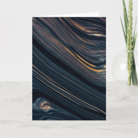 マホガニーゴールドシーンオブシディアン カード (正面)