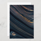 マホガニーゴールドシーンオブシディアン サンキューカード (正面/裏面)