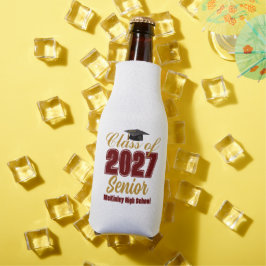 マホガニーゴールド 2027年卒業クラス カスタムデザイン ボトルクーラー