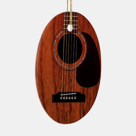 マホガニートップアコースティックギター セラミックオーナメント (右)