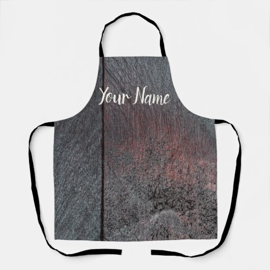 マホガニー木材の背景を使用した外観 エプロン (正面)