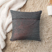 マホガニー木材の背景を使用した外観 クッション (ブランケット)