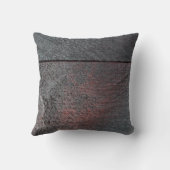 マホガニー木材の背景を使用した外観 クッション (裏面)