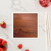 マホガニー木材表面 スタンダードカクテルナプキン (インサイチュ)