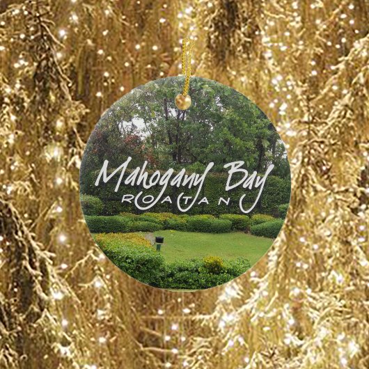 マホガニー湾,ロアタン,ホンジュラス セラミックオーナメント