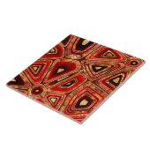 マホガニー赤大理石細胞 タイル (側面)