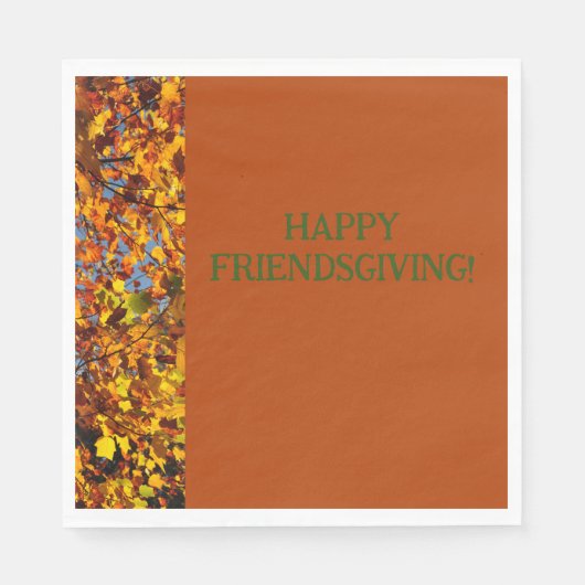 マホガニー離れの感謝祭 スタンダードランチョンナプキン (正面)