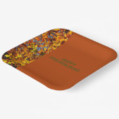 マホガニー離れの感謝祭 ペーパープレート (傾斜あり)