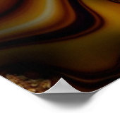 マホガニー – フラクタルプリント – 限定版 ポスター (角)