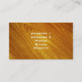 マホガニー 名刺 (裏面)