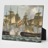 マホネサの捕獲、1796年10月13日、彫刻 フォトプラーク (側面)