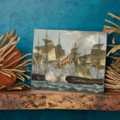 マホネサの捕獲、1796年10月13日、彫刻 フォトプラーク (側面)