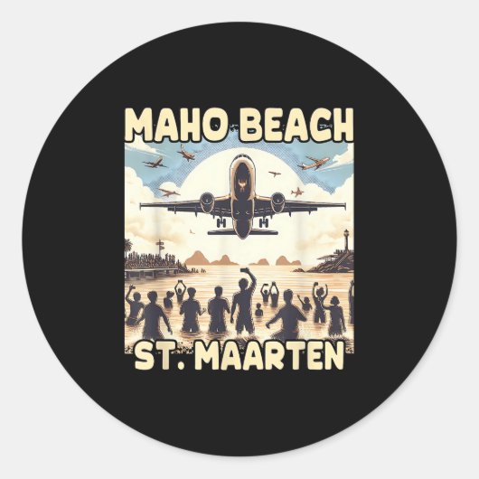 マホビーチサンマールテン ラウンドシール (正面)