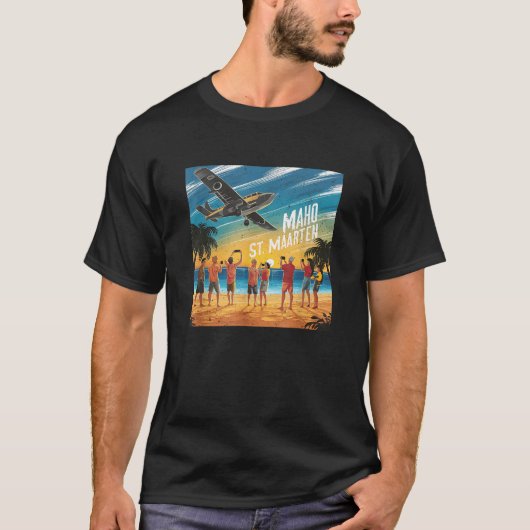 マホビーチサンマールテン Tシャツ (正面)