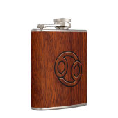 マホモダンガニーデコールのがん〔占星術の〕十二宮図徴候 フラスク (右)