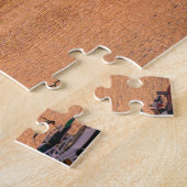 マホンハーバーの夕日 – メノルカ，スペイン ジグソーパズル (側面)