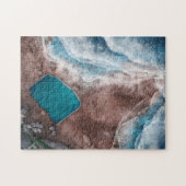 マホンプールマロウブラシドニーエアリアルイラストレーション ジグソーパズル (横)